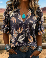 Floral Print Comfortable Summer Fabrics Casual Shirt