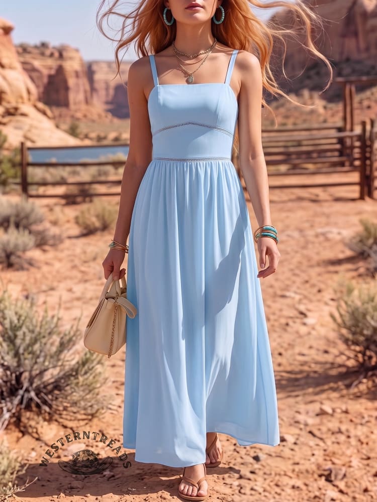 Women's Solid Color Dress