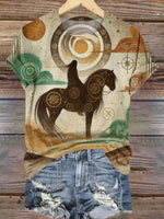 Horse Art Print T-shirt